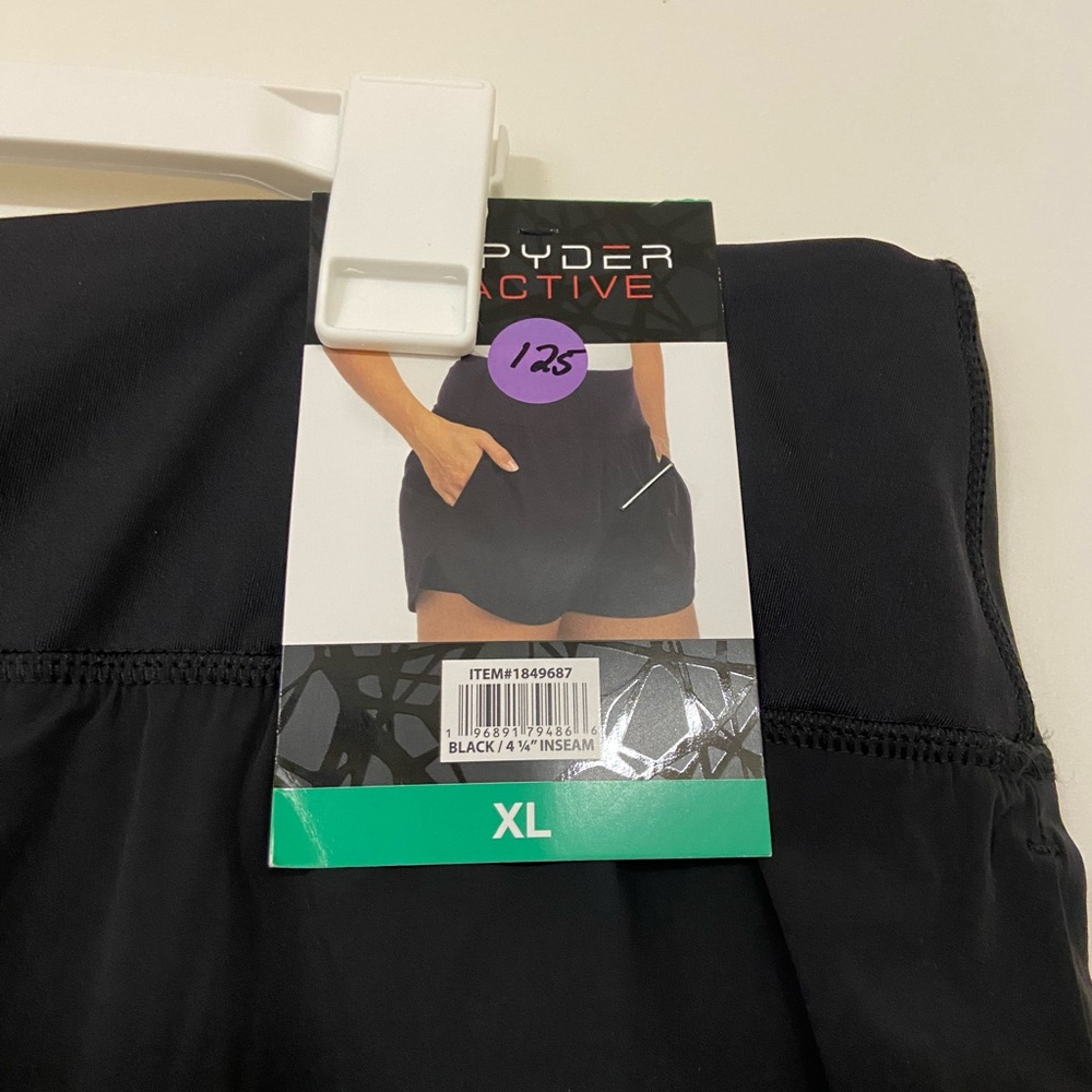 Spyder Women's Black Skorts - Picture 2 of 4
